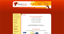 Desktop Screenshot of borsodfestek.hu